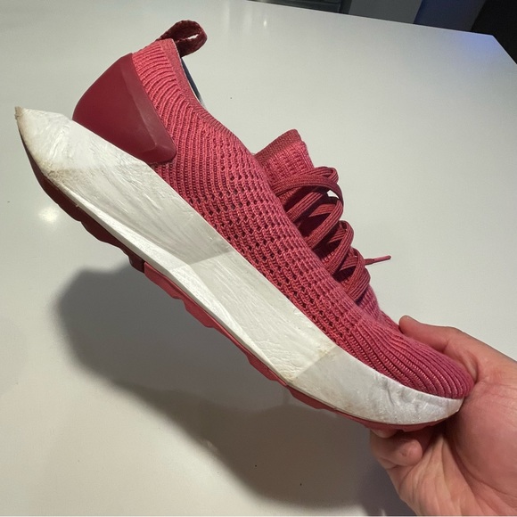 ALL BIRDS - Mens Tree Flyer Running Shoes, Lux Pink Blizzard - Picture 11 of 15